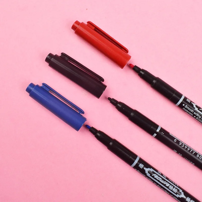 Small double headed marker pen, black quick drying water-based hook pen, extremely fine marker pen, 120 water-based marker pen
Small double headed marker pen, black quick drying water-based hook pen, extremely fine marker pen, 120 water-based marker pen