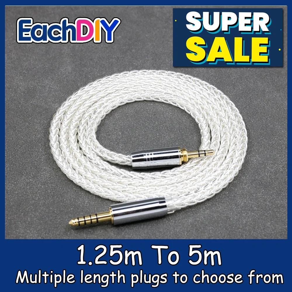 8 Core 99% 7n Pure Silver Palladium Earphone Cable For Audio-Technica ATH-pro500mk2 PRO700MK2 PRO5V M50 M50RD Screw LN008781
8 Core 99% 7n Pure Silver Palladium Earphone Cable For Audio-Technica ATH-pro500mk2 PRO700MK2 PRO5V M50 M50RD Screw LN008781