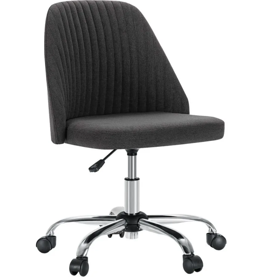 Home Office Desk Chair Office Chairs Desk Chair Rolling Task Chair Computer Chair Adjustable with Wheels Armless for Bedroom Va
Home Office Desk Chair Office Chairs Desk Chair Rolling Task Chair Computer Chair Adjustable with Wheels Armless for Bedroom Va