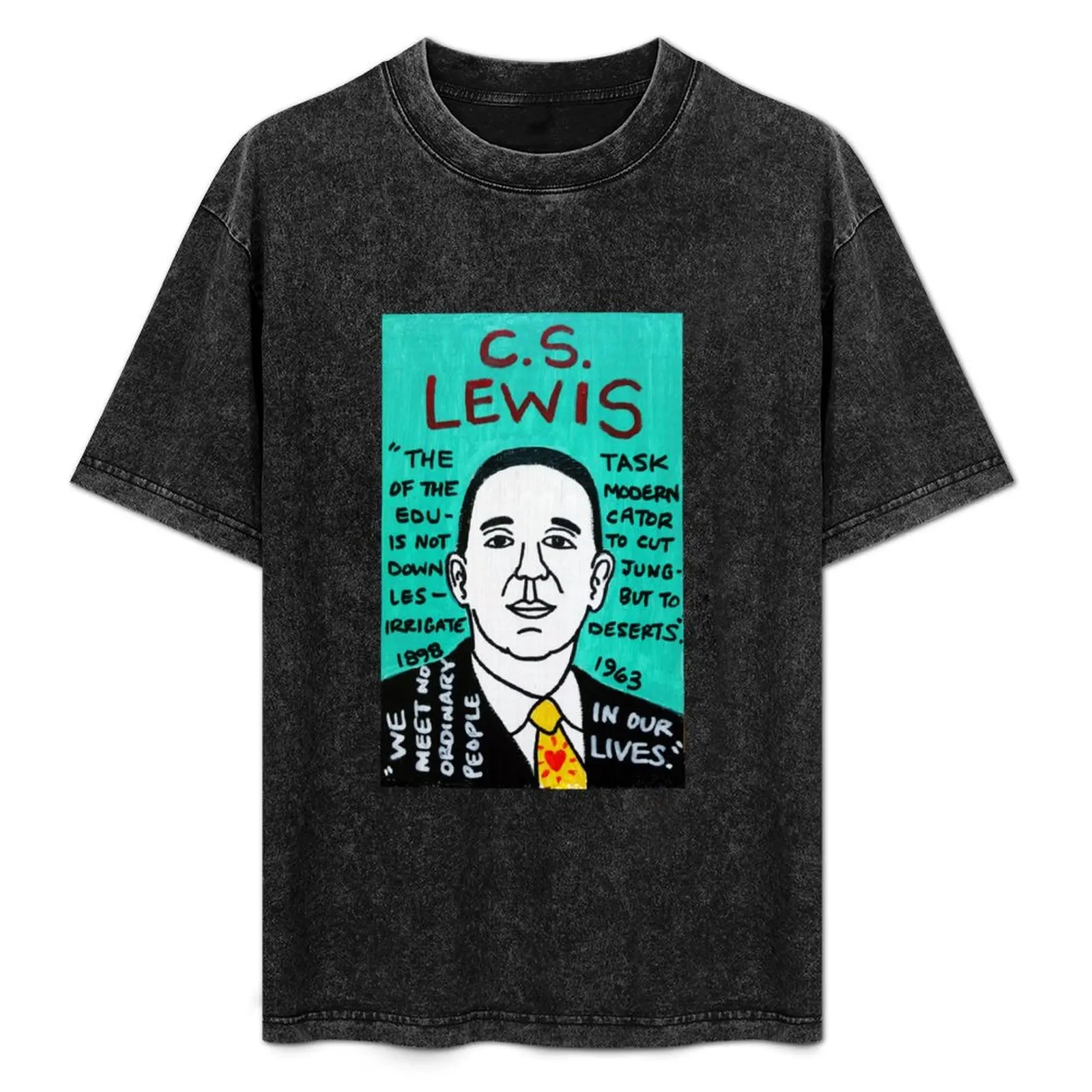 C.S. Lewis Folk Art T-Shirt Daily Casual Short Sleeve Tee Shirt
C.S. Lewis Folk Art T-Shirt Daily Casual Short Sleeve Tee Shirt