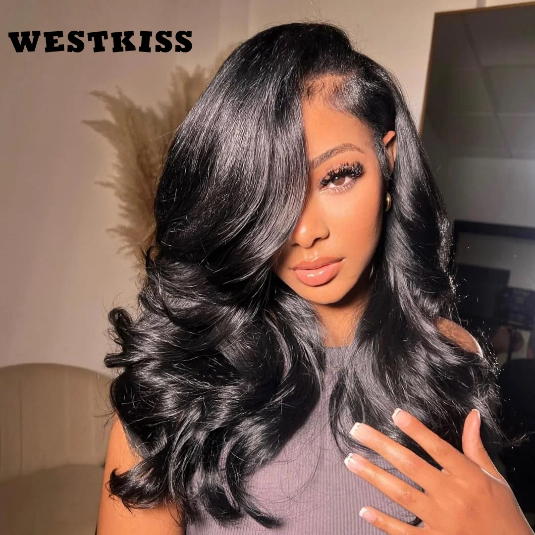 WestKiss Side Part Glueless Layered Cut Human Hair Wig RTG Body Wave 6x8 Lace Closure Wig Pre Plucked Pre Cut Pre Bleached
WestKiss Side Part Glueless Layered Cut Human Hair Wig RTG Body Wave 6x8 Lace Closure Wig Pre Plucked Pre Cut Pre Bleached