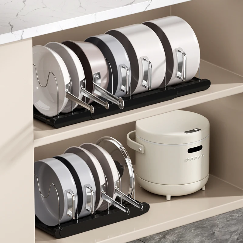 Kitchen Retractable Pot Rack Storage Rack Cabinet Built-In Pot Rack under the Sink Adjustable Storage
Kitchen Retractable Pot Rack Storage Rack Cabinet Built-In Pot Rack under the Sink Adjustable Storage