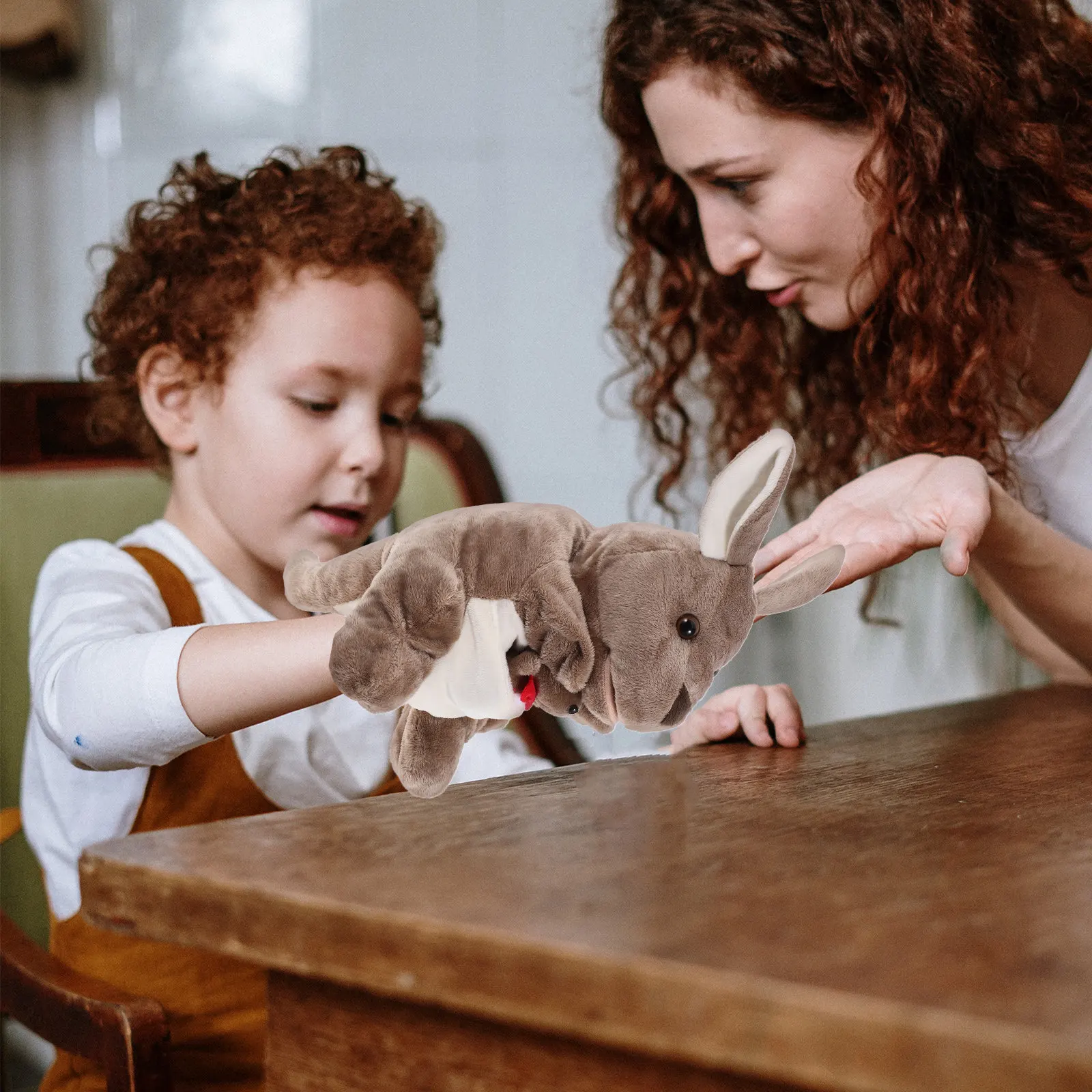 Interactive Kangaroo Animal Hand Puppet Soft PP Cotton Storytelling Role Play Hand Puppet Kids Parent Child Gift
Interactive Kangaroo Animal Hand Puppet Soft PP Cotton Storytelling Role Play Hand Puppet Kids Parent Child Gift