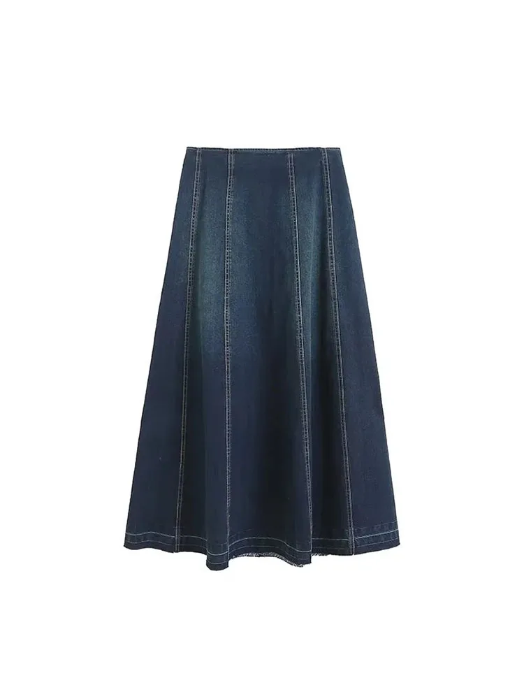 ZADATA 2023 new women's fashion solid color versatile suitable for commuting casual A-line retro high belt zipper skirt
ZADATA 2023 new women's fashion solid color versatile suitable for commuting casual A-line retro high belt zipper skirt