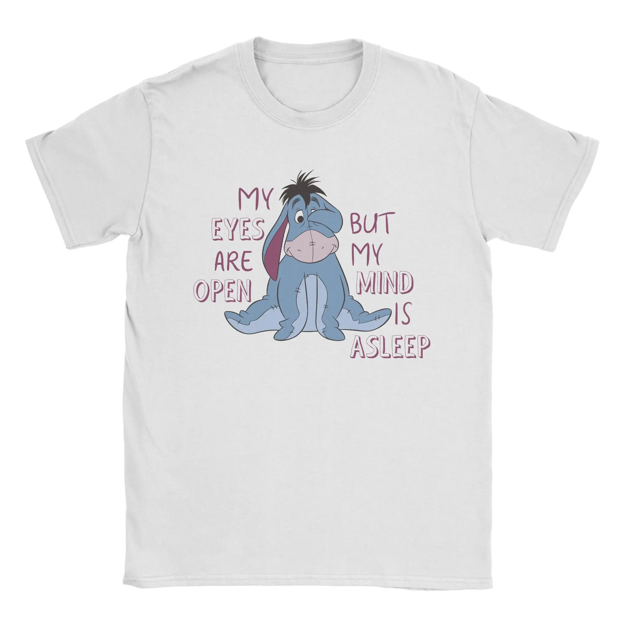 Мужская футболка Eeyore My Mind is Asleep Kubuś Puchatek, одежда из 100% хлопка, новинка, футболки с короткими рукавами и круглым вырезом, футболки больших размеров
Мужская футболка Eeyore My Mind is Asleep Kubuś Puchatek, одежда из 100% хлопка, новинка, футболки с короткими рукавами и круглым вырезом, футболки больших размеров