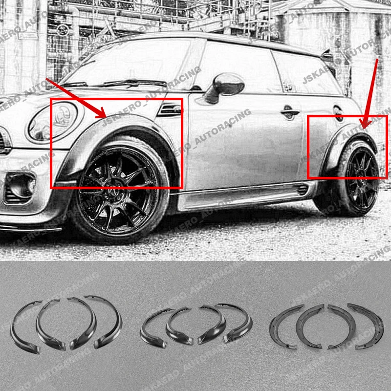 Car BodyKits For Mini Cooper 03-07 R56 Wide Body Front/rear Fender Wheel Flares FRP Unpainted
Car BodyKits For Mini Cooper 03-07 R56 Wide Body Front/rear Fender Wheel Flares FRP Unpainted
