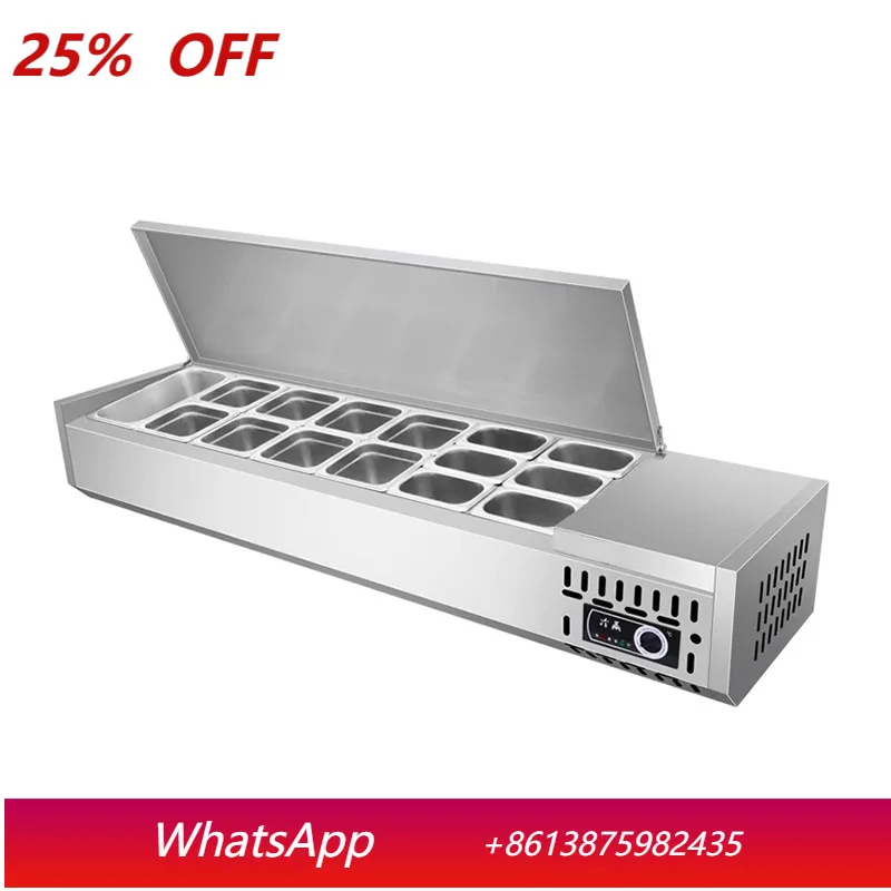 Yjq desktop salad Taiwanese fresh-keeping cabinet small glass refrigerated salad display cabinet
Yjq desktop salad Taiwanese fresh-keeping cabinet small glass refrigerated salad display cabinet