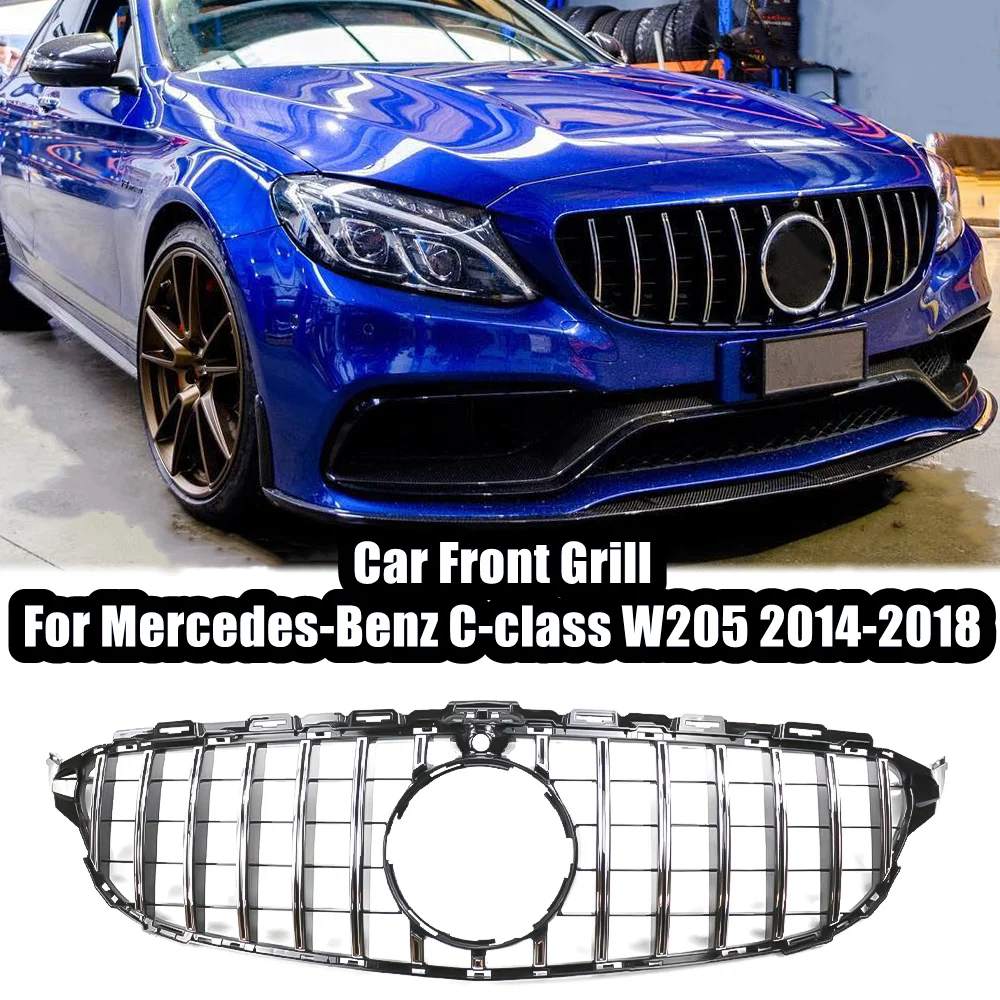 Front Bumper Panamericana Grille For Mercedes Benz C Class W205 2014 2015 2016 2017 2018 GT Style Grill C180 C200 C300 C350
Front Bumper Panamericana Grille For Mercedes Benz C Class W205 2014 2015 2016 2017 2018 GT Style Grill C180 C200 C300 C350