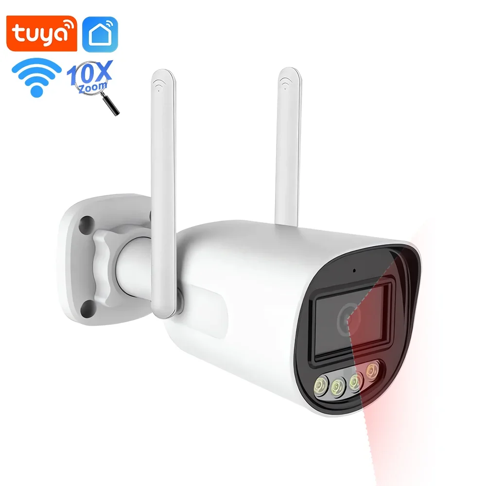Tuya 5MP HD WiFi Home Security Wireless Surveillance Outdoor Waterproof Video HD Nightvision CCTV Bullet Smart Life IP Camara
Tuya 5MP HD WiFi Home Security Wireless Surveillance Outdoor Waterproof Video HD Nightvision CCTV Bullet Smart Life IP Camara