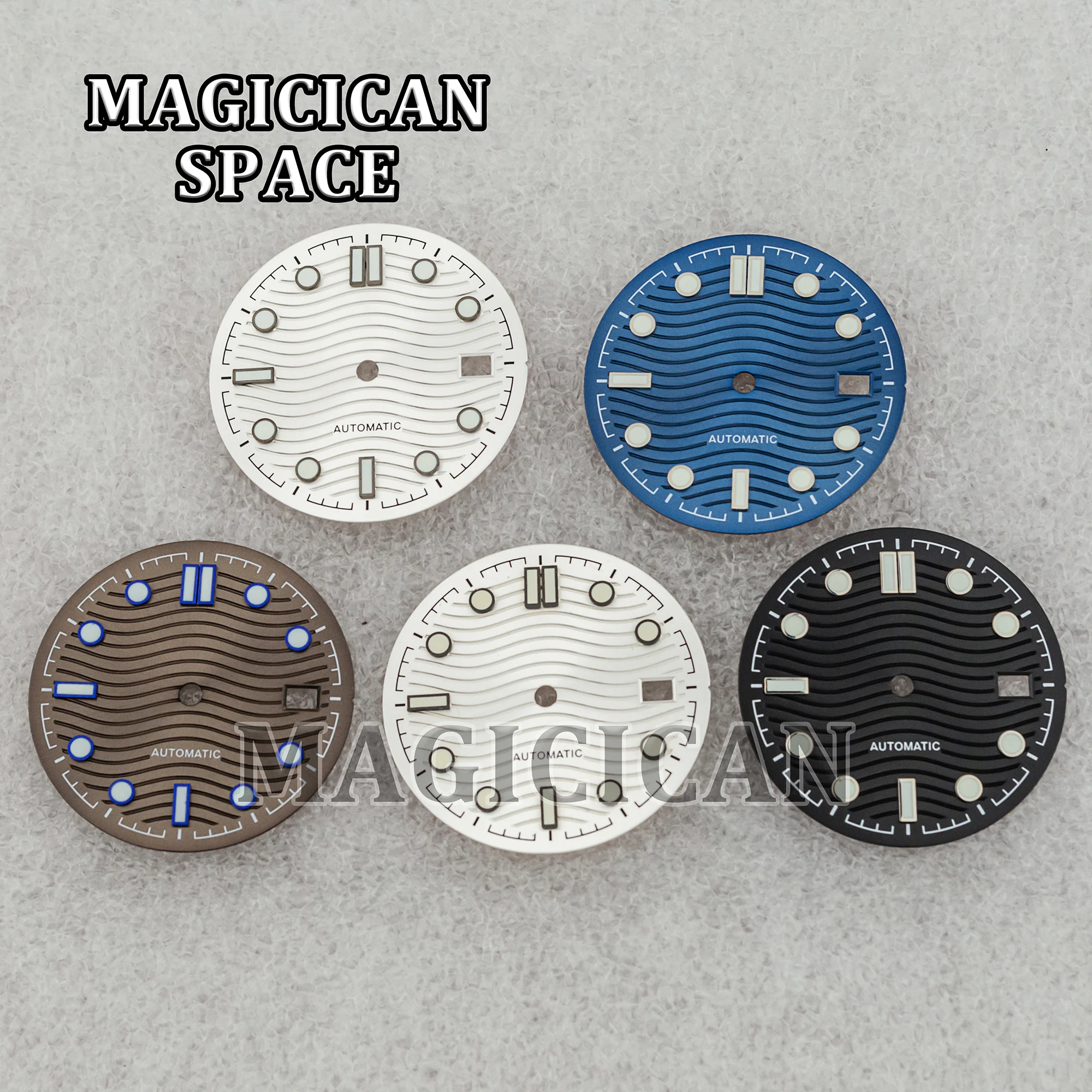 NH35 Dial Luminous Watch Dial for Seamaster 300 Watches 41mm Case High Quality Wave Pattern Watch Face fit NH35 Movement
NH35 Dial Luminous Watch Dial for Seamaster 300 Watches 41mm Case High Quality Wave Pattern Watch Face fit NH35 Movement