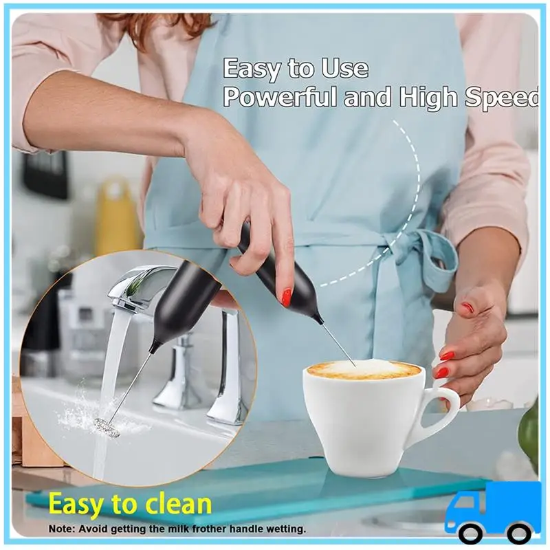 Latest Milk Frother Handheld Electric Whisk Drink Mixer Foam Maker USB Rechargeable Wall-Mounted Stand
Latest Milk Frother Handheld Electric Whisk Drink Mixer Foam Maker USB Rechargeable Wall-Mounted Stand