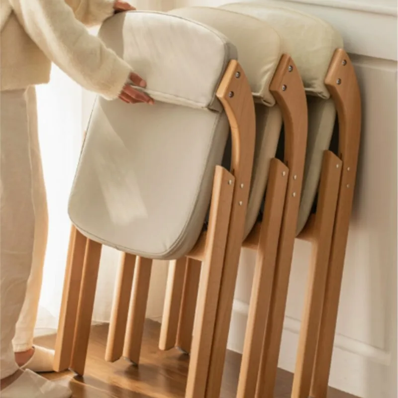 MOMO Solid Wood Folding Chair Household Reclining Chair Scandinavian Dining Chair Conference Chair Stackable Elderly Chair
MOMO Solid Wood Folding Chair Household Reclining Chair Scandinavian Dining Chair Conference Chair Stackable Elderly Chair