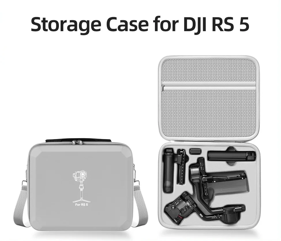 XFJI Portable Carrying Case RS5 Hard Storage Bag for DJI Ronin RS 5 Gimbal Stabilizer Accessories Fall protection Shoulder Bag
XFJI Portable Carrying Case RS5 Hard Storage Bag for DJI Ronin RS 5 Gimbal Stabilizer Accessories Fall protection Shoulder Bag