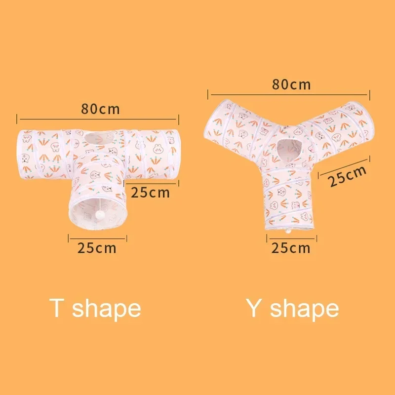 Kitty Fun Three-channel Rabbit Pet Training Interactive New Tunnel Tube Foldable Suede Toy Cat Small
Kitty Fun Three-channel Rabbit Pet Training Interactive New Tunnel Tube Foldable Suede Toy Cat Small
