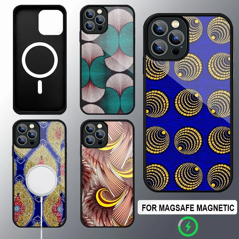 African Wax Print Design Phone Case Magsafe Wireless Charging Cases For iPhone 16 15 13 12 11 14 Pro Max Mini 8 Plus XS X XR
African Wax Print Design Phone Case Magsafe Wireless Charging Cases For iPhone 16 15 13 12 11 14 Pro Max Mini 8 Plus XS X XR