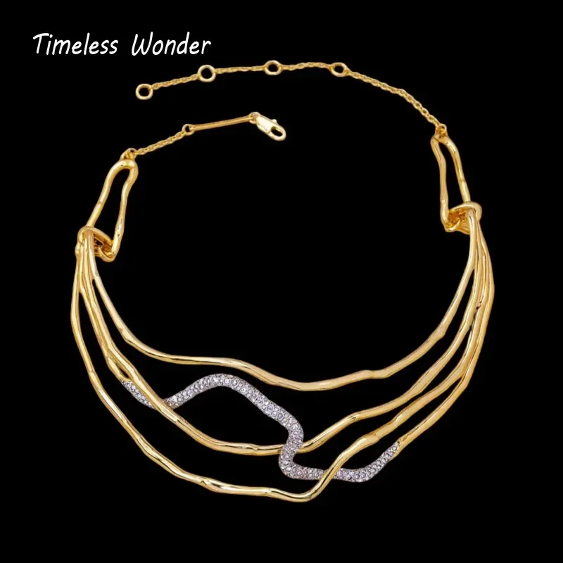 Timeless Wonder Fancy Zircon Geo Statement Necklace for Women Designer Jewelry Goth Runway Trendy Art Deco Gift 4526
Timeless Wonder Fancy Zircon Geo Statement Necklace for Women Designer Jewelry Goth Runway Trendy Art Deco Gift 4526