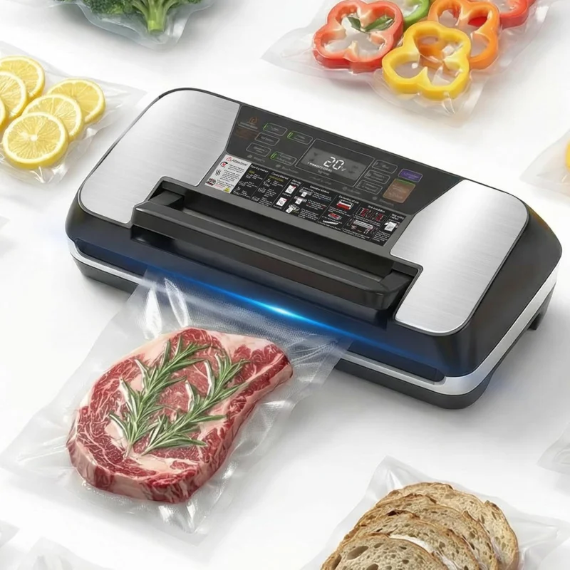 Fully automatic vacuum sealing machine with superior airtightness Moisture-proof, mold-proof, and anti-oxidation
Fully automatic vacuum sealing machine with superior airtightness Moisture-proof, mold-proof, and anti-oxidation