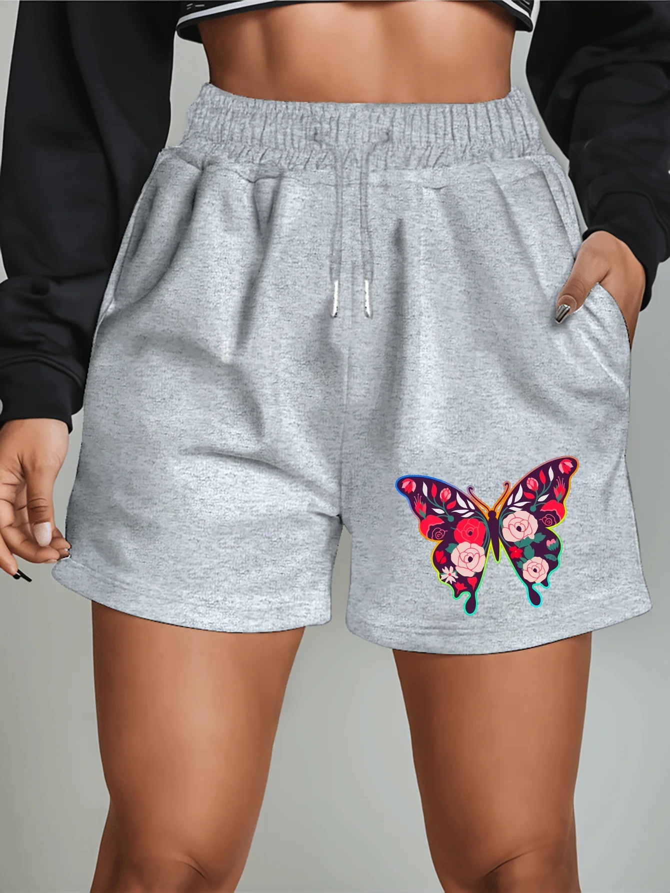 2026 Women's Summer Casual Shorts Butterfly Print Loose Fit Stylish and Versatile Suitable for Gym and Lounge Wear
2026 Women's Summer Casual Shorts Butterfly Print Loose Fit Stylish and Versatile Suitable for Gym and Lounge Wear
