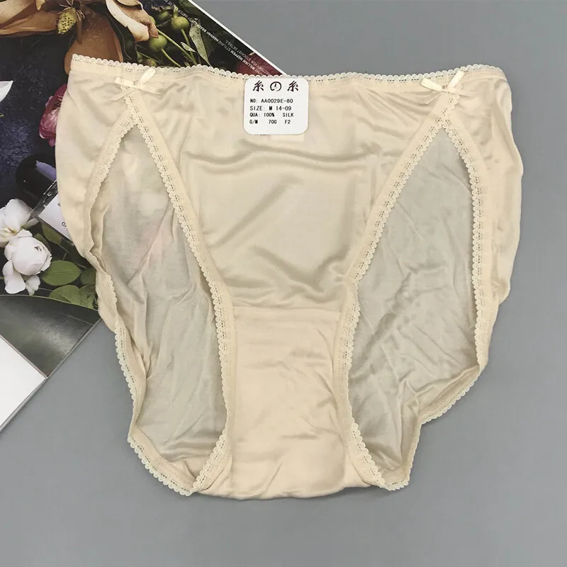 100% Mulberry Silk Underwear Women Briefs Thin Lady Panties Low Waist 2XL
100% Mulberry Silk Underwear Women Briefs Thin Lady Panties Low Waist 2XL