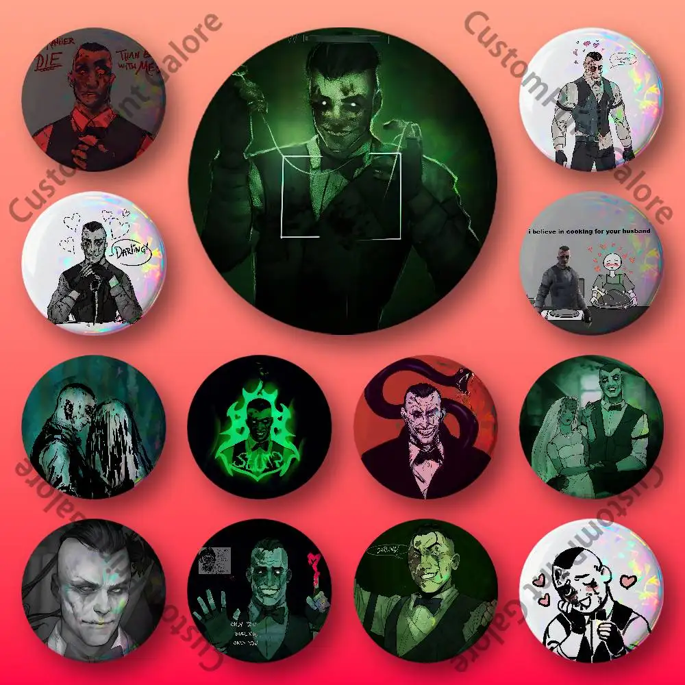 E-Eddie Gluskin Customizable Badge Tinplate Brooch Laser Film Lapel Pin for Decoration Party Small Gifts
E-Eddie Gluskin Customizable Badge Tinplate Brooch Laser Film Lapel Pin for Decoration Party Small Gifts