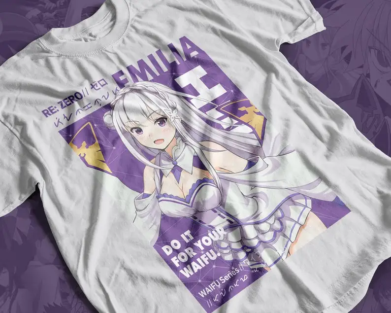 Аниме футболка унисекс Waifu Emilia, Рубашка Аниме Манга, рубашка манга, японские рубашки
Аниме футболка унисекс Waifu Emilia, Рубашка Аниме Манга, рубашка манга, японские рубашки