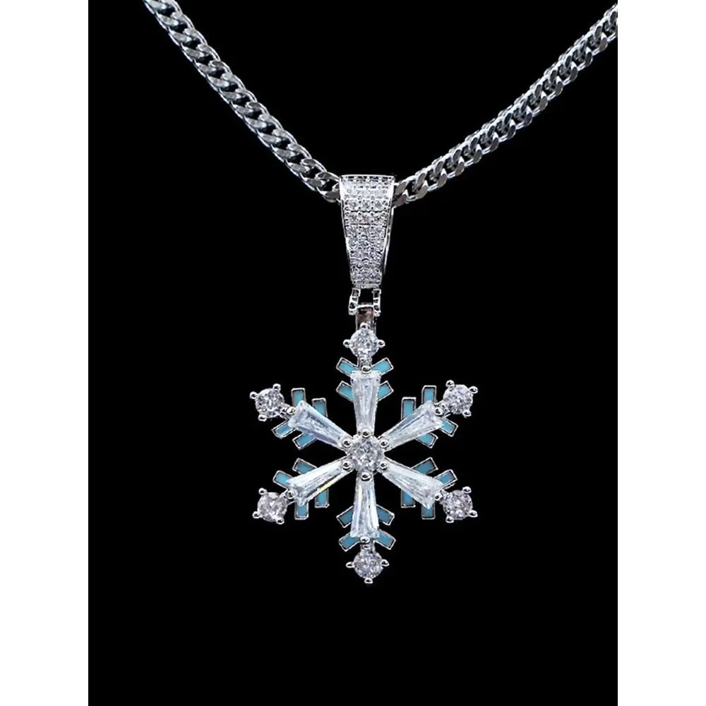 Ice and Snow Limited Rotation Luminous Snowflake Necklace 2023 New Design Pendant Hip-hop Trend Brand Personality
Ice and Snow Limited Rotation Luminous Snowflake Necklace 2023 New Design Pendant Hip-hop Trend Brand Personality