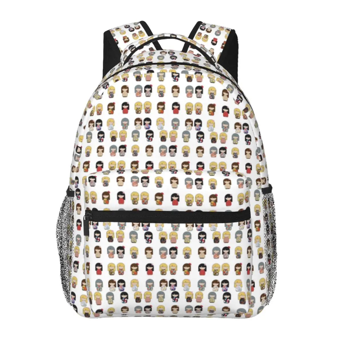 Cute Japanese Kokeshi Doll Collection Backpack Student Boys Girls BookBag Kids School Bag Computer Shoulder Bags for Men Women
Cute Japanese Kokeshi Doll Collection Backpack Student Boys Girls BookBag Kids School Bag Computer Shoulder Bags for Men Women