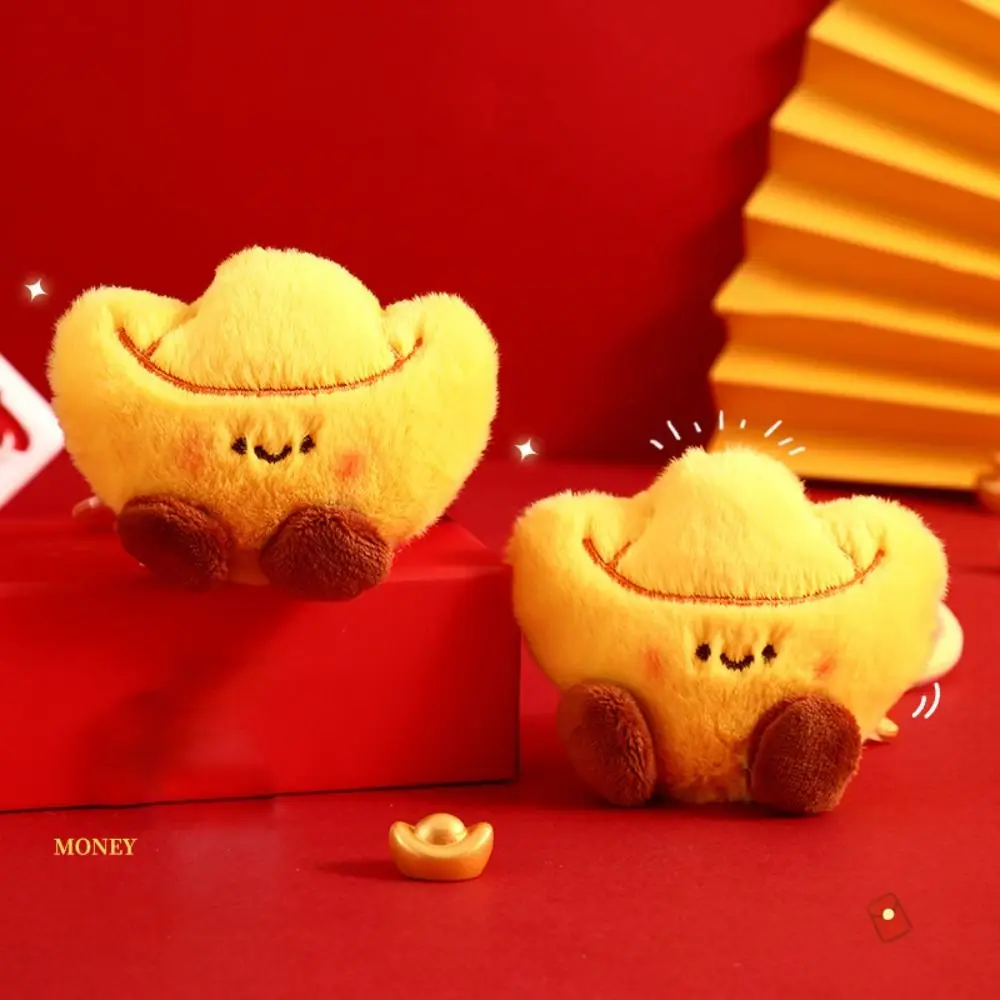 Creative Chinese Style Plush Ingot Keychain Blessing Good Luck New Year Keyring Soft Cartoon Doll Pendant Toys
Creative Chinese Style Plush Ingot Keychain Blessing Good Luck New Year Keyring Soft Cartoon Doll Pendant Toys