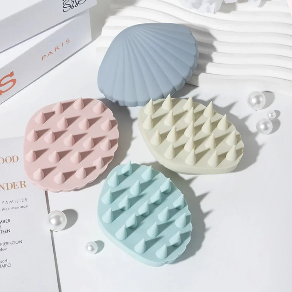 Shell Shaped Silicone Head Scalp Massage Comb Dual-purpose Dry and Wet Cleaning Comb Household Silicone Shampoo Hair Comb Brush
Shell Shaped Silicone Head Scalp Massage Comb Dual-purpose Dry and Wet Cleaning Comb Household Silicone Shampoo Hair Comb Brush