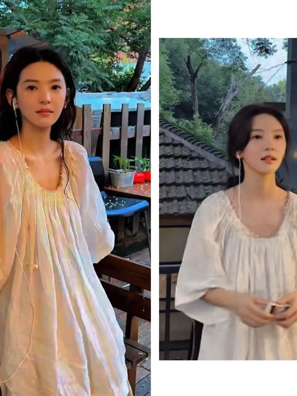 White U-Neck Shirt Dress Women Summer Loose Tie Shoulder Sleeve Pleated Skirt Casual Style Drawstring Loose Fit Comfortable
White U-Neck Shirt Dress Women Summer Loose Tie Shoulder Sleeve Pleated Skirt Casual Style Drawstring Loose Fit Comfortable
