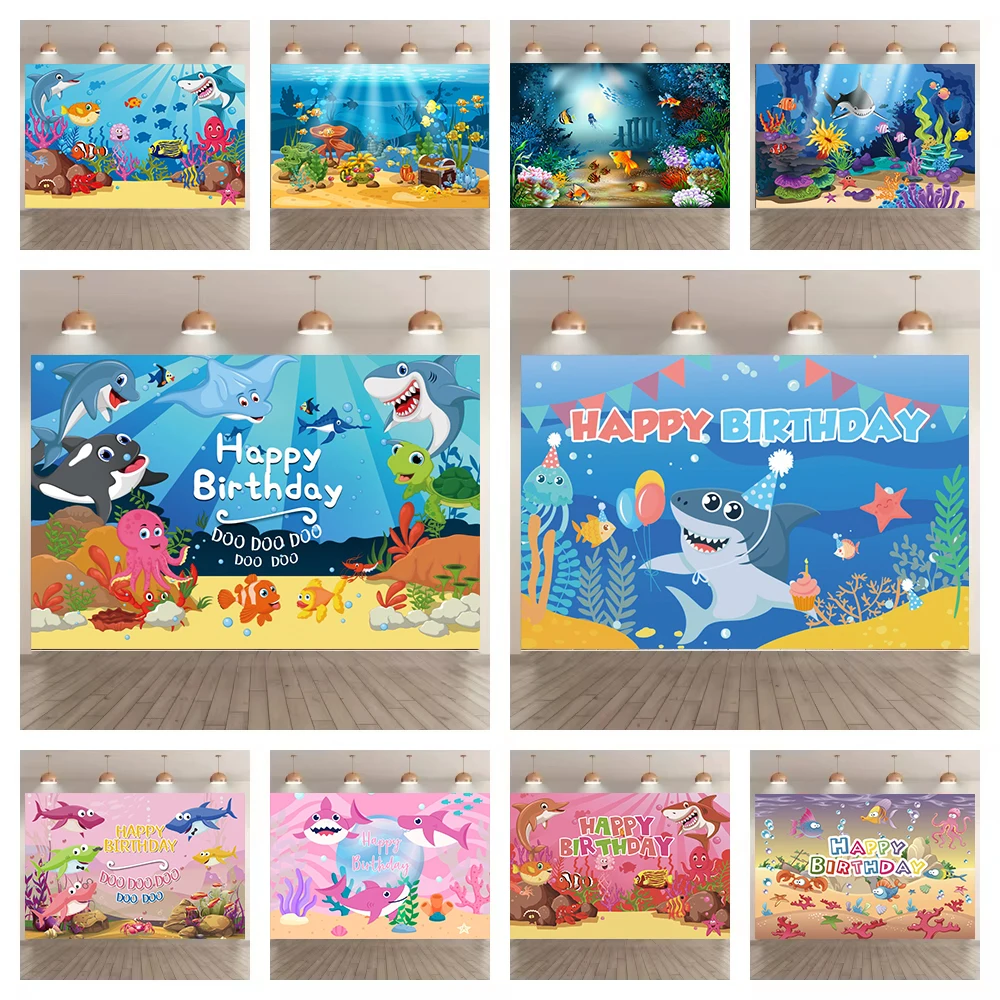 Фон для фотосъемки новорожденных на день рождения, океан, морское дно, акула, мультяшная рыба, детский декор для дня рождения, фон для фотозоны
Фон для фотосъемки новорожденных на день рождения, океан, морское дно, акула, мультяшная рыба, детский декор для дня рождения, фон для фотозоны