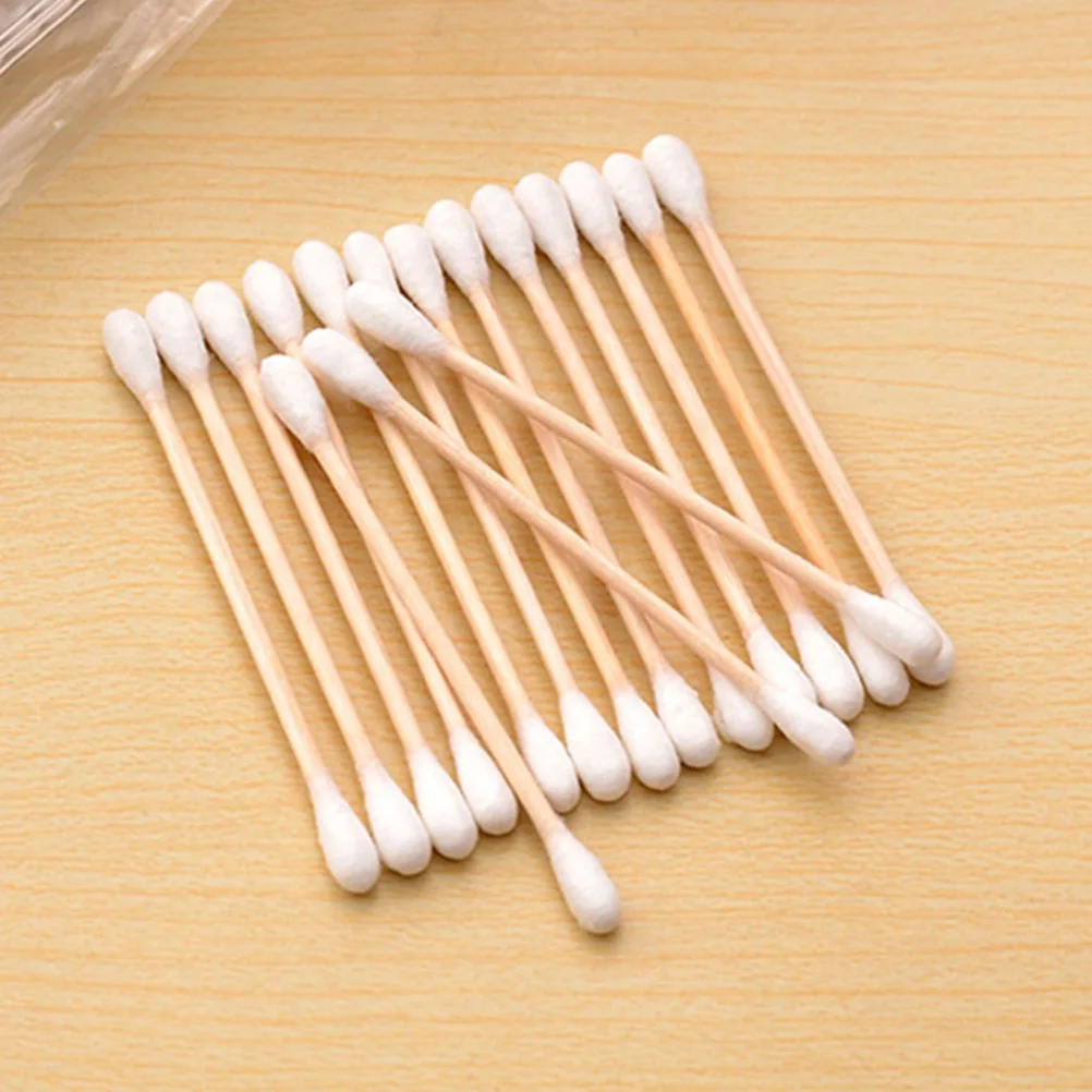 100pcs Cotton Swabs Sanitary Ear Cleaning Disposable Double Tipped Makeup Wooden Handle Light Comfortable Easy Use
100pcs Cotton Swabs Sanitary Ear Cleaning Disposable Double Tipped Makeup Wooden Handle Light Comfortable Easy Use