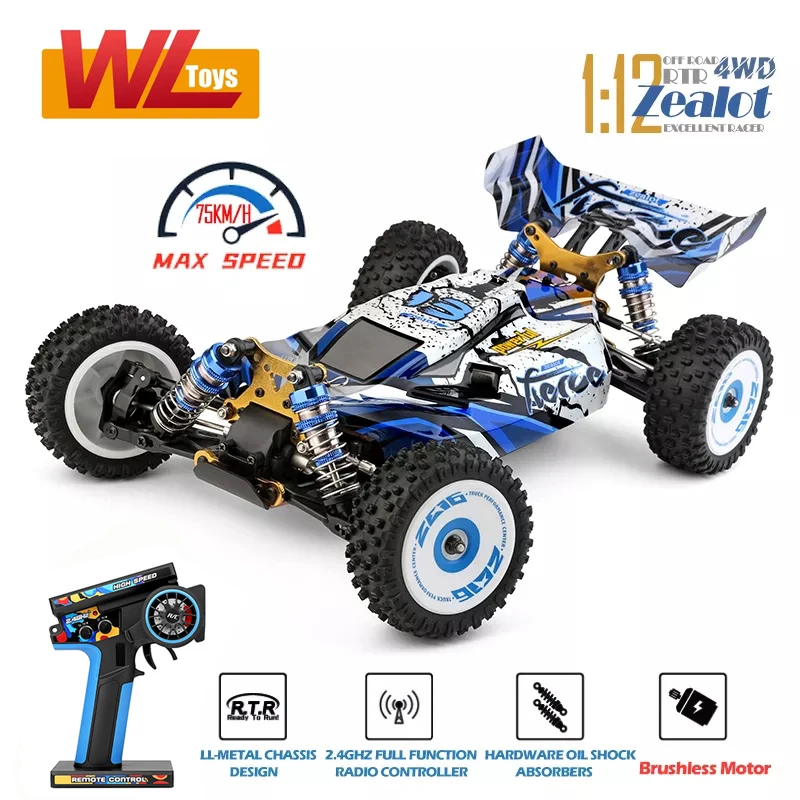 WLtoys 124017 1:12 4 Вт Радиоуправляемый автомобиль, детские игрушки, радиоприемник с дистанционным управлением, внедорожник, вождение, грузовики, спортивный цикл, гоночный металлический режим 1/12
WLtoys 124017 1:12 4 Вт Радиоуправляемый автомобиль, детские игрушки, радиоприемник с дистанционным управлением, внедорожник, вождение, грузовики, спортивный цикл, гоночный металлический режим 1/12