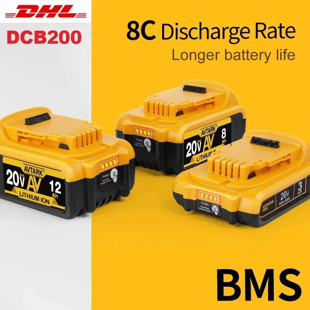 DCB200 FOR DEWALT original 20V, 12AH, DCB115, DCB118 battery charger, fast charging, lithium battery, tool battery
DCB200 FOR DEWALT original 20V, 12AH, DCB115, DCB118 battery charger, fast charging, lithium battery, tool battery