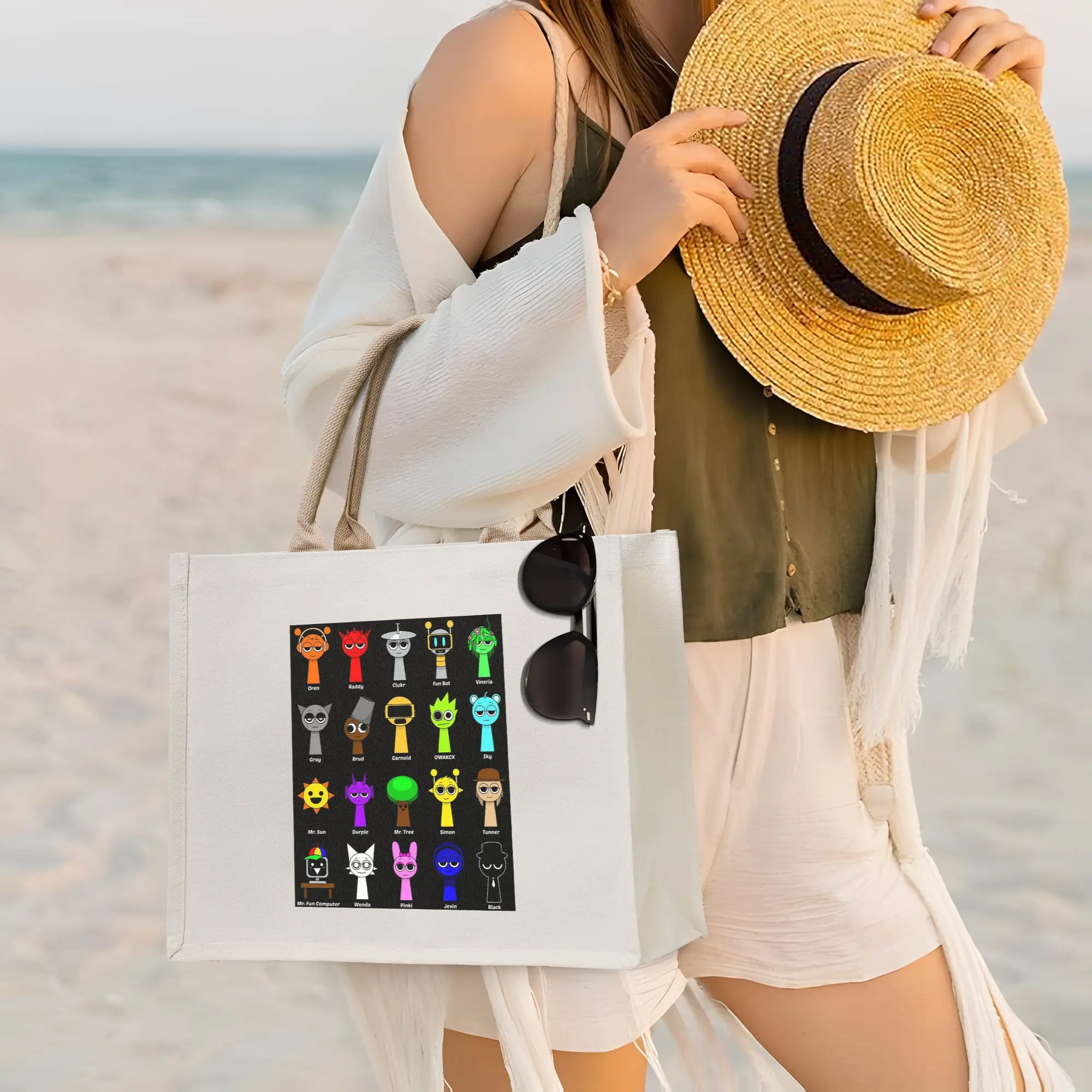 Мои игровые игрушки Sprunki: холщовые сумки-шопперы, многоразовые сумки-тоуты для женщин, дорожные сумки через плечо
Мои игровые игрушки Sprunki: холщовые сумки-шопперы, многоразовые сумки-тоуты для женщин, дорожные сумки через плечо