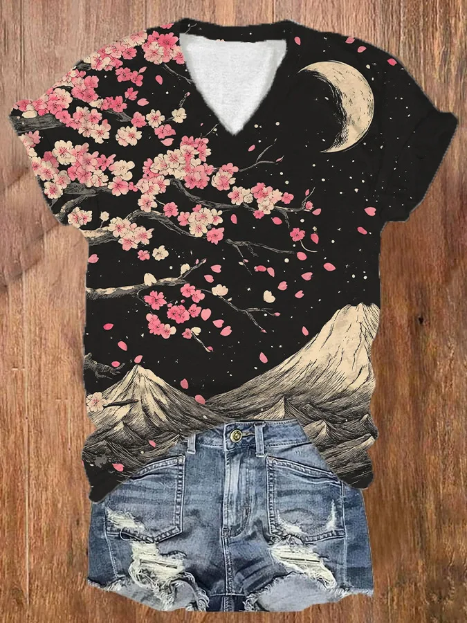 2025 New European and American Women's Short sleeved Natural Landscape 3D Printed Pattern Fashion Versatile T-shirt Women's Top
2025 New European and American Women's Short sleeved Natural Landscape 3D Printed Pattern Fashion Versatile T-shirt Women's Top