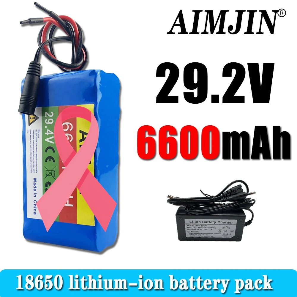 29.4V Rechargeable Battery, For LED/Lamp/Camera with BMS 24V/29.4V 7S2P 6.6Ah 18650 Battery pack
29.4V Rechargeable Battery, For LED/Lamp/Camera with BMS 24V/29.4V 7S2P 6.6Ah 18650 Battery pack