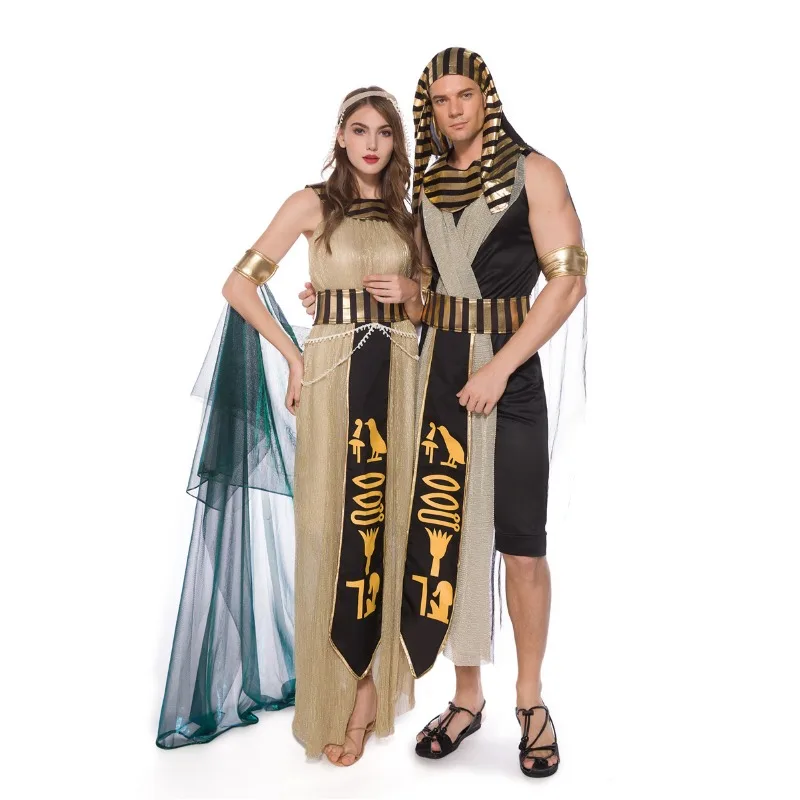 The Pharaohs of Egypt Queen Cosplay Costume Couple Halloween Stage Masquerade Carnival Party Outfits for Women and Men
The Pharaohs of Egypt Queen Cosplay Costume Couple Halloween Stage Masquerade Carnival Party Outfits for Women and Men