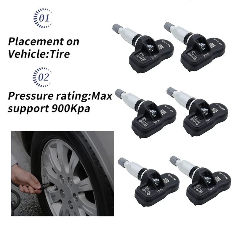 XMSJ-Programmable 6Pcs 315Mhz TPMS Tire Pressure Sensor Universal Auto Alert Autel TS408 TS508 ITS600 MX Sensor Monitor
XMSJ-Programmable 6Pcs 315Mhz TPMS Tire Pressure Sensor Universal Auto Alert Autel TS408 TS508 ITS600 MX Sensor Monitor