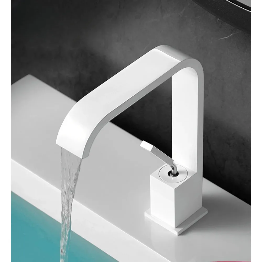 Bathroom washbasin faucet faucet bathroom cabinet surface basin hot and cold all copper waterfall washbasin
Bathroom washbasin faucet faucet bathroom cabinet surface basin hot and cold all copper waterfall washbasin