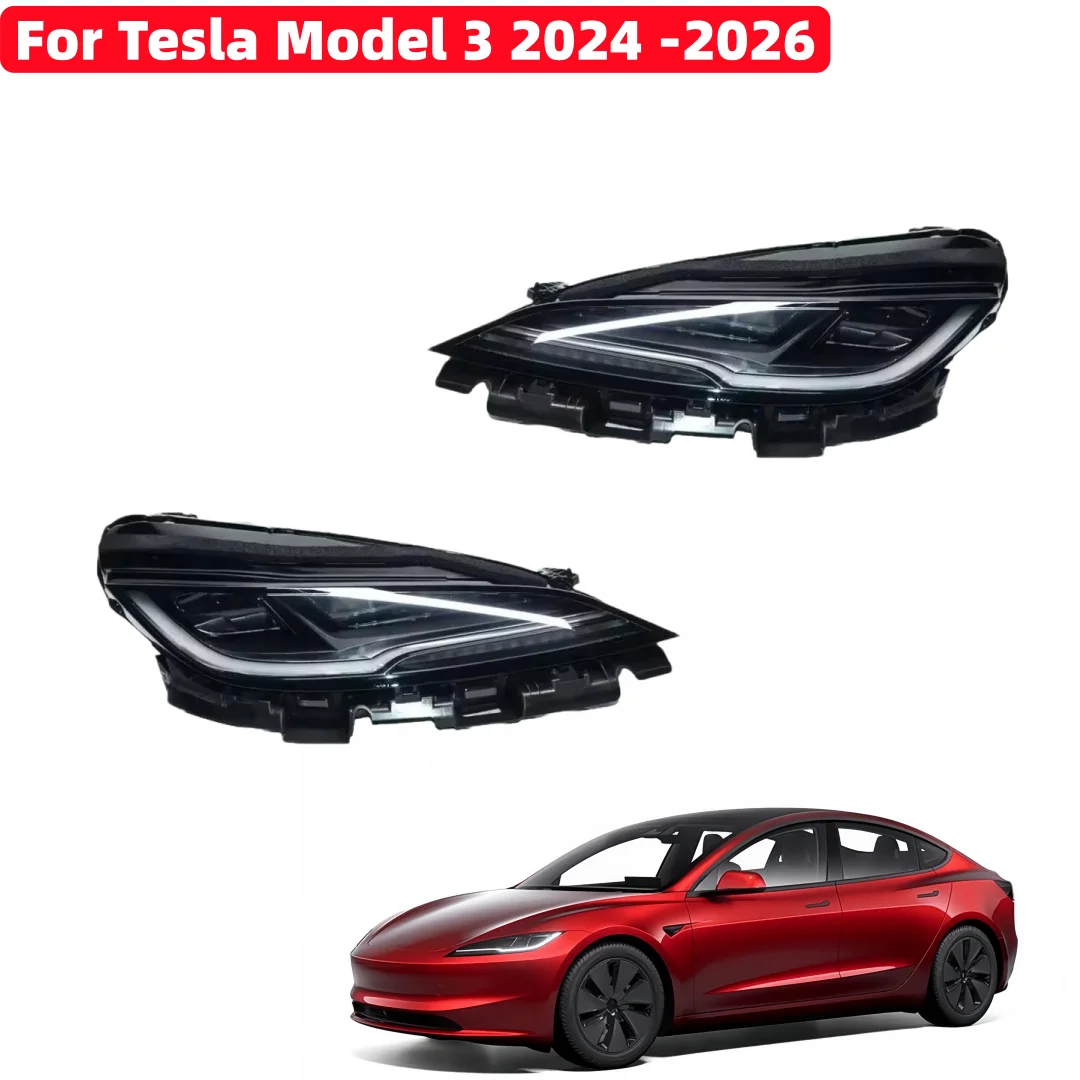 Euro Headlight Assembly For Tesla Model 3 2024-2025 Front Bumper Headlamp Fog Light 1760888-00-E 1760889-00-E Set
Euro Headlight Assembly For Tesla Model 3 2024-2025 Front Bumper Headlamp Fog Light 1760888-00-E 1760889-00-E Set