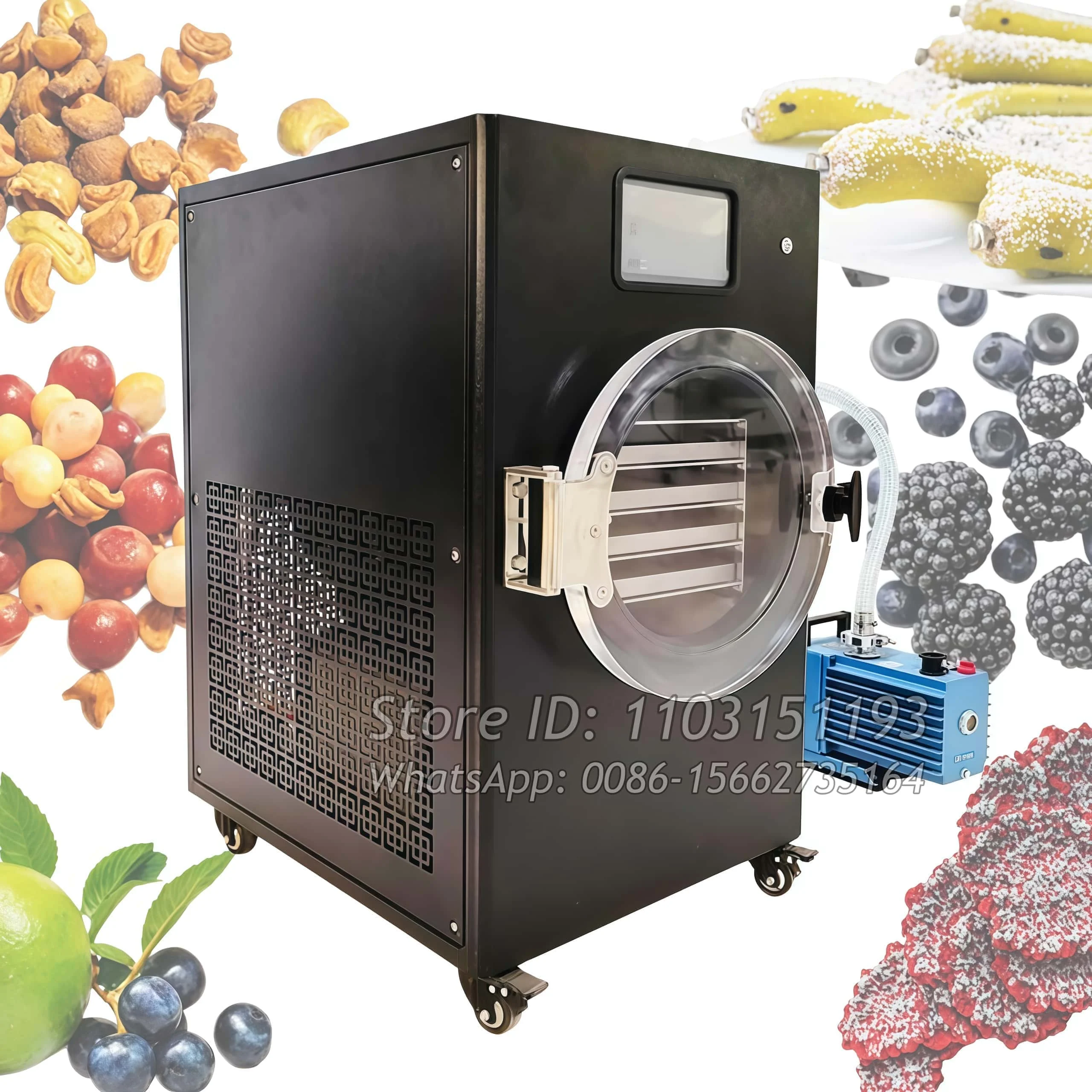 Low Consumption Freeze Dryer Lyophilizer Home Use Drying Equipment Fruits Milk Food Commercial Vacuum Pump 42kg Capacity China
Low Consumption Freeze Dryer Lyophilizer Home Use Drying Equipment Fruits Milk Food Commercial Vacuum Pump 42kg Capacity China