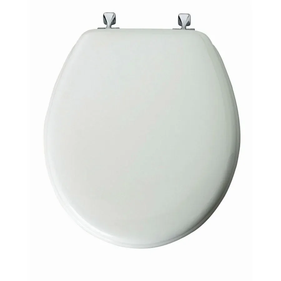 Round White Molded Wood Toilet Seat
Round White Molded Wood Toilet Seat