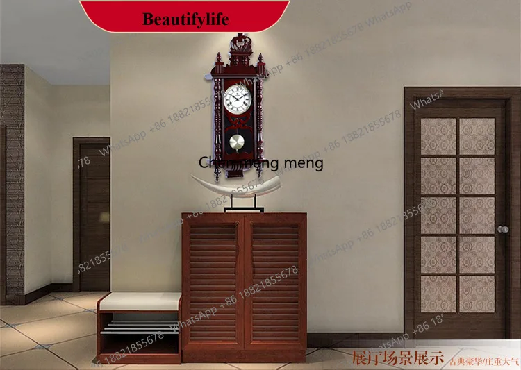 d178 Solid wood mechanical hour wall clock living room classical wall clock home flat pendulum old-fashioned wall clock MW3615D
d178 Solid wood mechanical hour wall clock living room classical wall clock home flat pendulum old-fashioned wall clock MW3615D