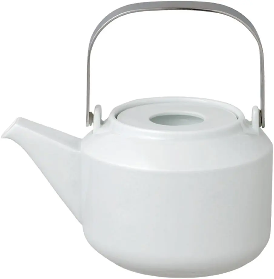 LT 21232 Teapot 21232 20.2 fl oz (600 ml), White with Strainer, Dishwasher Safe
LT 21232 Teapot 21232 20.2 fl oz (600 ml), White with Strainer, Dishwasher Safe