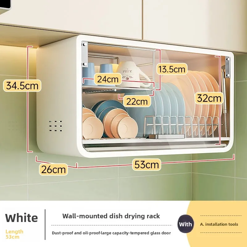 Hanging Wall Mounted Dish Drainer Rack for Kitchen Bowls Plates Cups Storage Shelf Organizer Space Saver
Hanging Wall Mounted Dish Drainer Rack for Kitchen Bowls Plates Cups Storage Shelf Organizer Space Saver