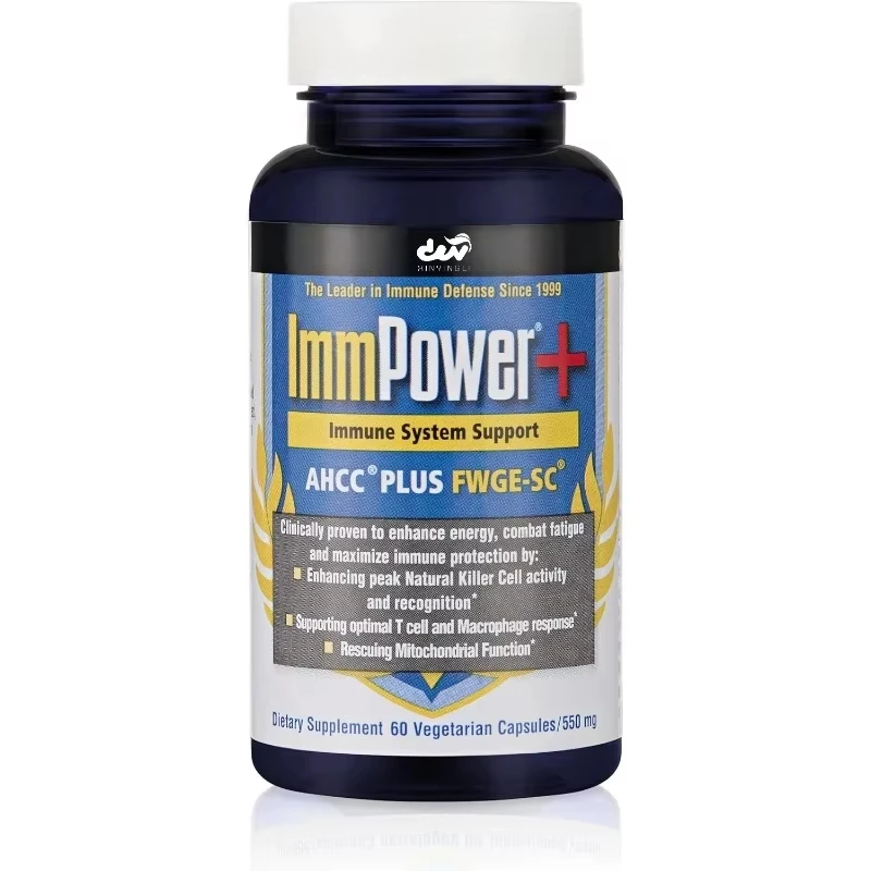 Immune support - AHCC and fermented wheat germ extract - mushroom extract supplement -60 vegetarian capsules
Immune support - AHCC and fermented wheat germ extract - mushroom extract supplement -60 vegetarian capsules