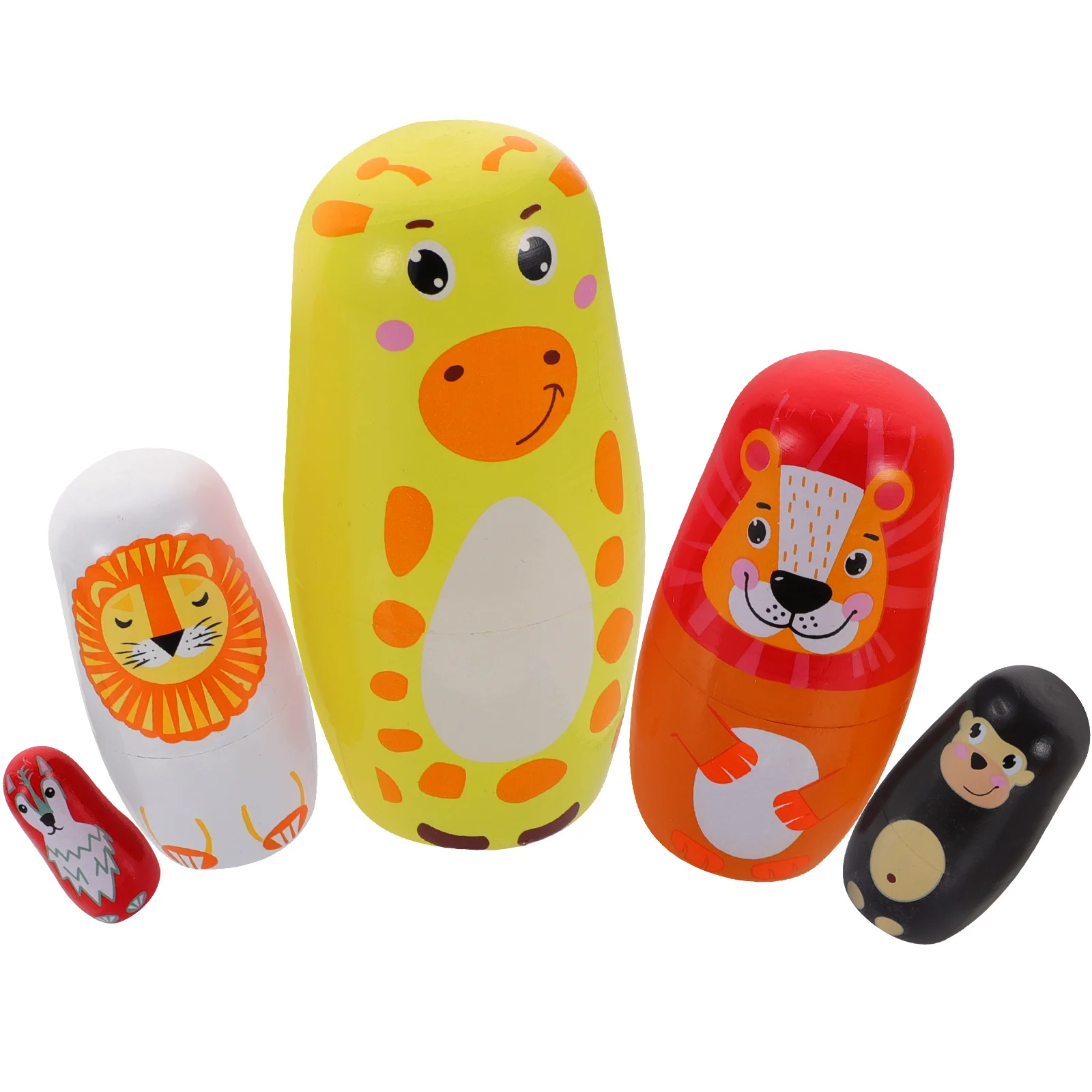 1Set Cartoon Russian Nesting Long Neck Giraffe Animal Stacking Decoration Home Office Shelf Ornament Festival Gift 
1Set Cartoon Russian Nesting Long Neck Giraffe Animal Stacking Decoration Home Office Shelf Ornament Festival Gift