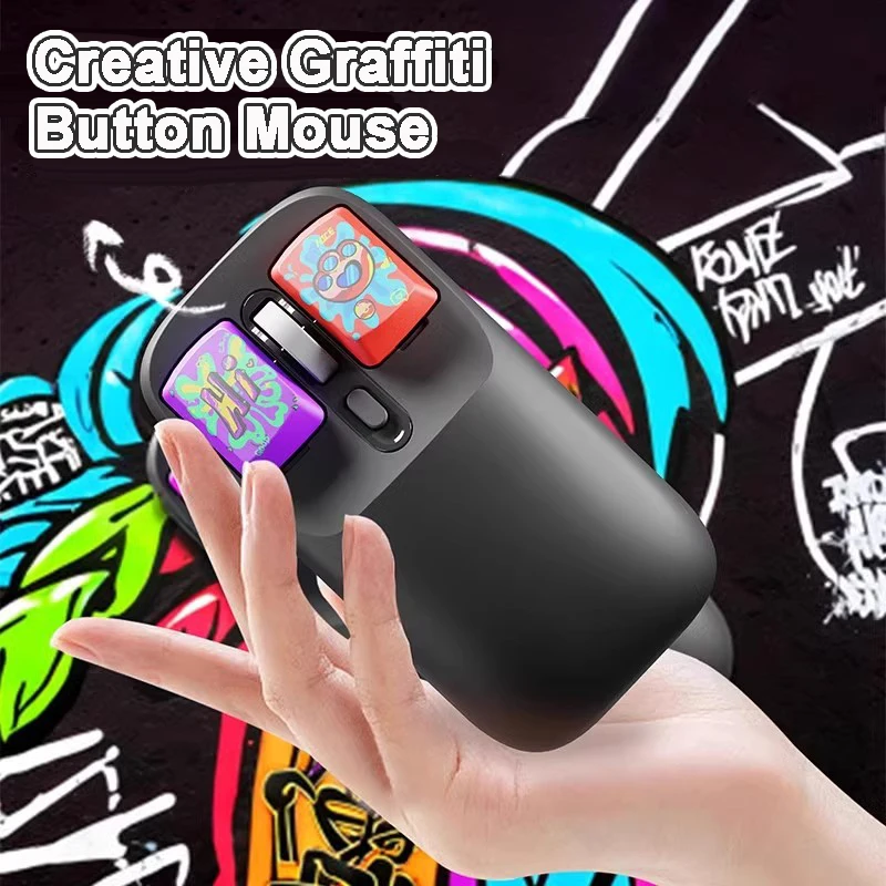 Graffiti Wireless Charging Mouse Rechangable Personalized Pattern 2.4G Wireless Game Mause DPI Adjustable Matte Texture Mice
Graffiti Wireless Charging Mouse Rechangable Personalized Pattern 2.4G Wireless Game Mause DPI Adjustable Matte Texture Mice