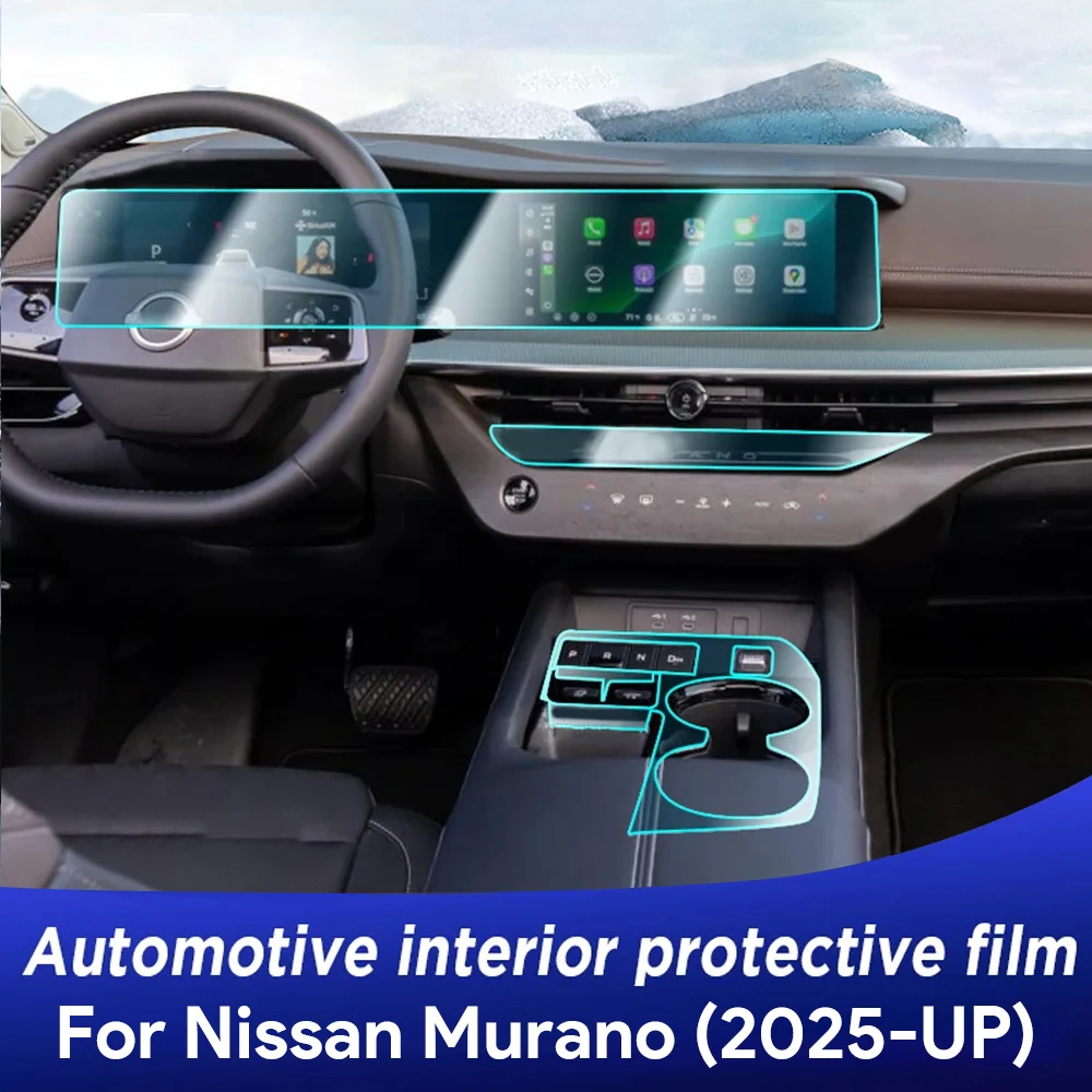 For Nissan Murano 2025 Full Interior Protection Film Kit Clear TPU Invisible Scratch Shield Dashboard Screen Trim Accessories
For Nissan Murano 2025 Full Interior Protection Film Kit Clear TPU Invisible Scratch Shield Dashboard Screen Trim Accessories